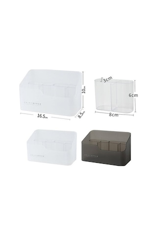 Tongxida Bosphorusboutique Siyah Sıralama Ruj Rafı Masaüstü Küçük Kozmetik Eu Dolap 2+1 Aynalı Depolama Sistemi Diğer