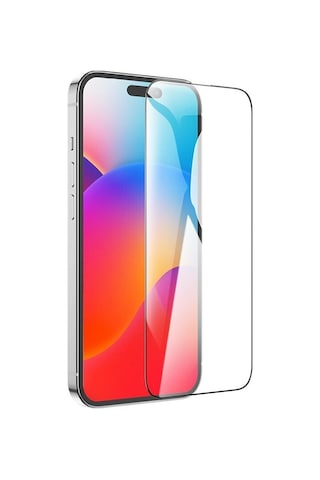 Hoco iPhone Apple 15 Pro Max Uyumlu Full Hd Tempered Kırılmaz Cam Ekran Koruy