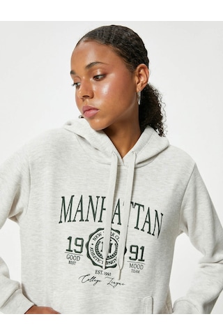 Koton Kadın Sweatshirt Bej 5wal10030ık 25ky59000060 Y59202