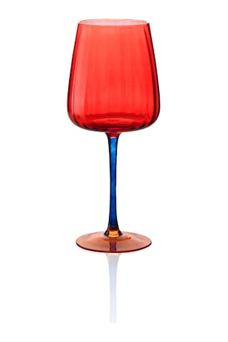The Mia Şarap Kadehi Kırmızı 600 Ml Çok Renkli