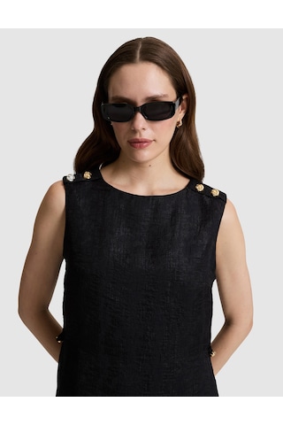 Pierre Cardin Kadın Siyah Elbise Dokuma 50324151-vr046