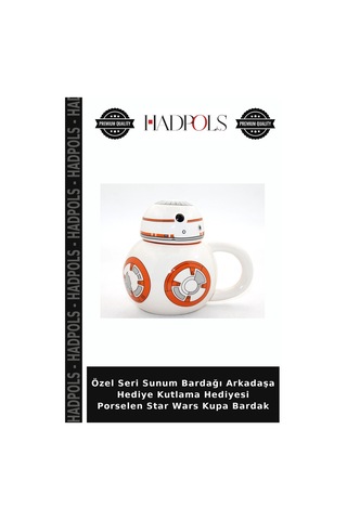 Özel Seri Sunum Bardağı Arkadaşa Hediye Kutlama Hediyesi Porselen Star Wars Kupa Bardak Diğer