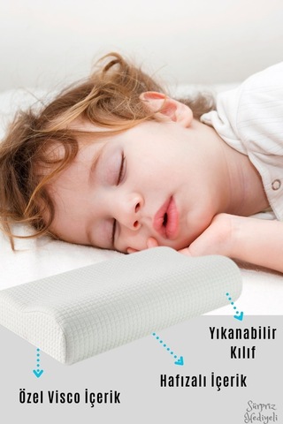 Visko Boyun Yastığı Viskon Yastık Visko Love Yastık Visko Yastık Ortopedik Yastık Visko Beyaz