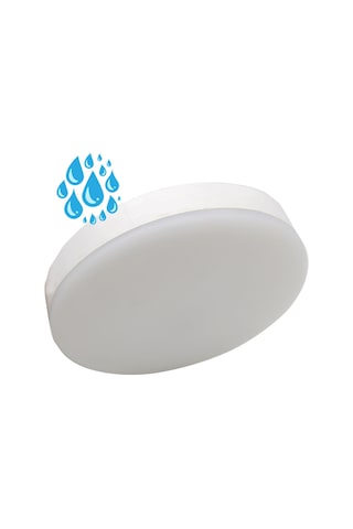 Yuvarlak Dış Mekan Sıva Üstü 20W Led Panel Armatür Trafolu Gün Iş Beyaz
