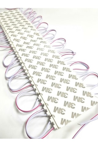 Ledx Mercekli Beyaz Modül Led 12volt Üç Çipli - 20adet