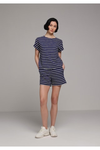 Colin's Colins Regular Fit Orta Bel Çizgili Kadın Lacivert Şort Cl1078836 Q1.v1 Nav