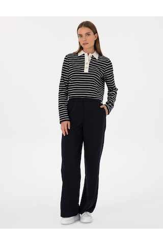 Pierre Cardin Kadın Lacivert Pantolon Kanvas-chino 50314119-vr033 Lacivert