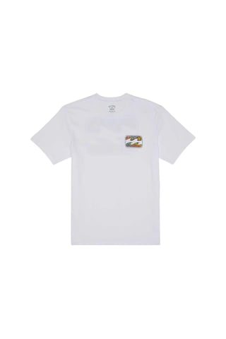 Billabong Crayon Wave Ss Beyaz Çocuk T-shirt Beyaz