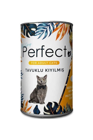 Perfect Tavuklu Kıyılmış Konserve Yetişkin Kedi Maması 400 G