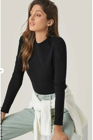 Reka Moda Süprem Kumaş Bluz Siyah