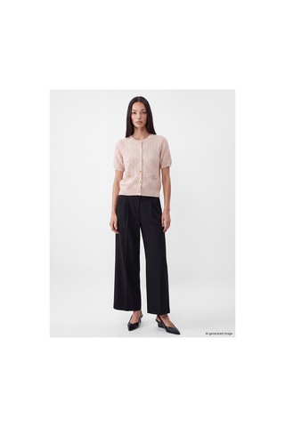 LC Waikiki Nevavm Farkıyla Lcw Everyday Pembe Triko Desenli Kısa Kadın Hırka Pembe - 929688883 Pembe