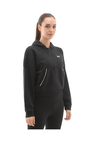 A6003707-005 Under Armour Rival Flc Piped Hz Hoodie Kadın Sweatshirt Siyah A6003707-005 SiYAH