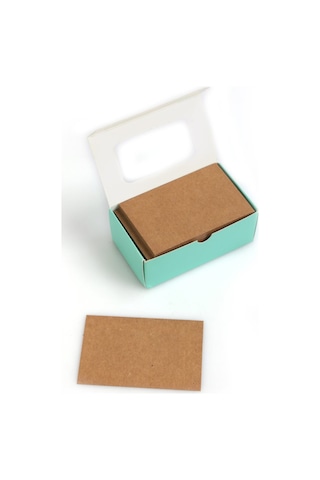 Boş Kartvizit Kraft 8.5x5.5 (90'lı) Boş Kartvizit Kraft 8.5X5.5 (9