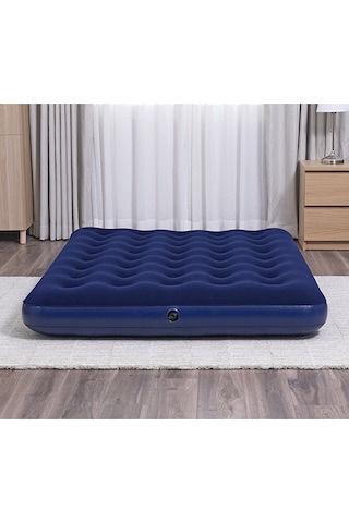 Bestway Çift Kişilik Şişme Yatak+pompa 67287 Lacivert