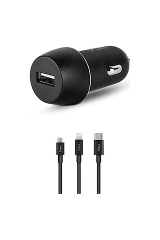 Ttec 2cks20ts Smartcharger 2.1a Araç Şarj Aleti + Trio Kablo