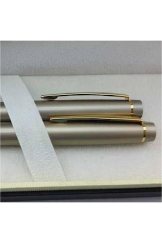 Scrikss 38 Saten Gold Dolma &Tükenmez Kalem