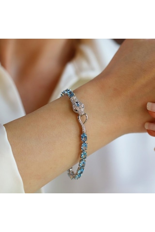 Sky Red Colleciton Serpent Creatif Gümüş Bileklik Gümüş
