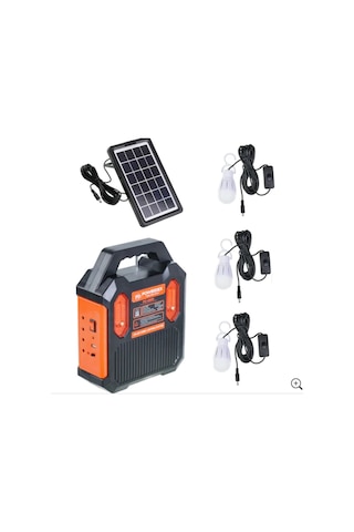 Powerdex Pd-6800 Fm Usb Bluetooth’Lu Güneş Enerji Aydınlatma Seti