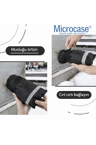 Microcase Reflektörlü Su Geçirmez Bahçe Açıkalan Dış Mekan Musluk Don Buzlanma Koruyucu Kılıf 2 Adet Al5512