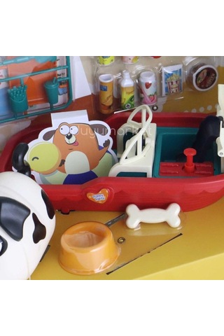 Sesli Sevimli Köpek Ve Eğlenceli Tekne Set - Siyah