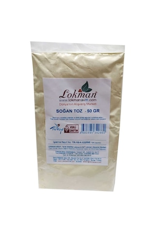 Soğan Toz 50 Gr Paket Doğal