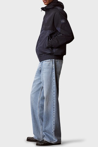 Calvin Klein Logolu Relaxed Fit Kapüşonlu Mont Lv04rg503gcef Erkek Mont Lv04rg503g Cef Lacivert
