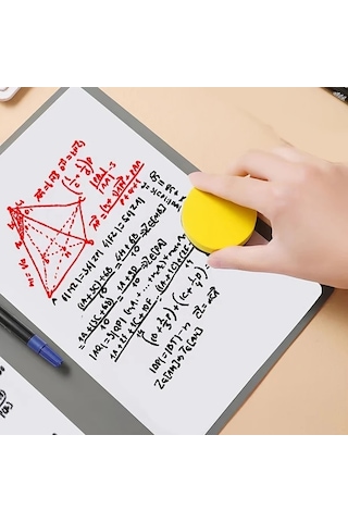 Lumaworld Siyah Renkli Taşınabilir Yazı Silinebilir Beyaz Tahta - Ofis Ve Okul İçin Pratik