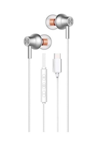 Type C Kulaklık, Type C Çıkışı Olan Tüm Modelleri Destekler Model Seçmez Bass Tiz Hd Ses Kalitesi Tpc-02 Beyaz