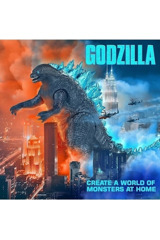 Godzila Oyuncak Hayvan Figürü Cm Sesli Soft Yumuşak Dinazor Godzilla
