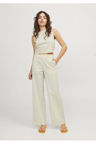 Jack & Jones Kadin Büzgülü Sirt Cut Out Detayli Bluz - Kaia 12253384 Bone White Yeşil