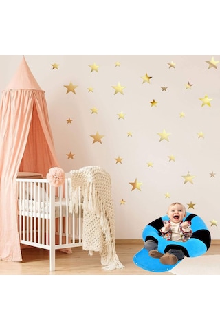 Bebek Destek Oturma Minderi - Mavi Lacivert