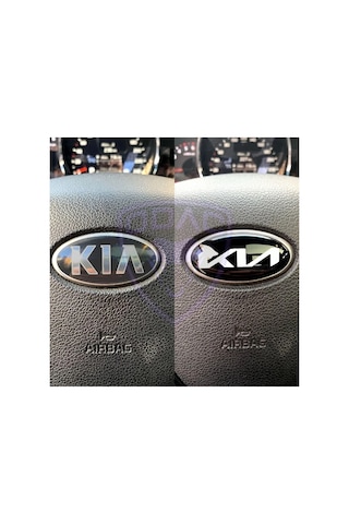 Direksiyon Içi Kıa Yeni Logo Sticker Dekorasyon, Cerato, Ceed, Rio Forte, Sportage, Sorento, Picanto Direksiyon Içi Kıa Yeni Logo Sticker Dekorasyon, Cerato, Ceed, Rio Forte, Sportage, Sorento, Picanto