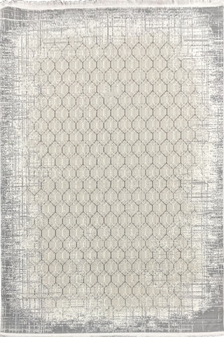 4 Metrekare - 6 Metrekare Bambu Tarz Modern Salon Oturma Odası Mutfak Halısı Antialerjik Gri 10020gri