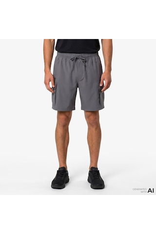 Under Armour Vibe Woven Cargo Erkek Gri Şort 1386560