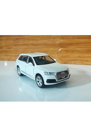 Welly Audı Q7 1/36 Ölçek Beyaz Çek Bırak Metal Model Araba