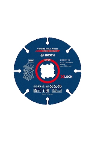 Bosch Expert X Lock Cmw Kesme Diski 115 Mm X Lock Carbide Multi Whell