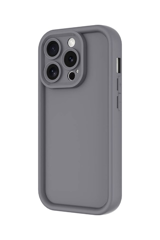 Apple Uyumlu iPhone 15 Pro Kılıf Kamera Korumalı Zore Ananas Kapak Mürdüm