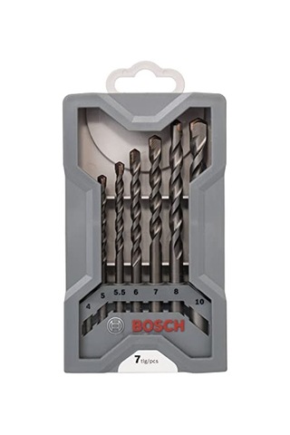 Professional 7 Parçalı Cyl-3 Beton Matkap Ucu Seti Beton İçin, 4/5/5,5/7/8/10 Mm, Darbeli Matkap Aksesuarı Set