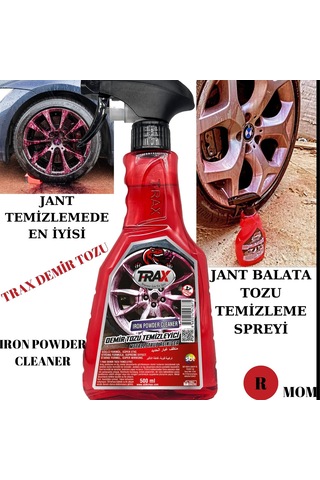 Süper Etkili Trax Jant Temizleme Demir Tozu
