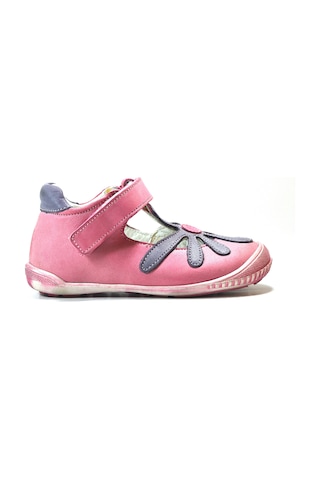 Onlo Ayakkabı Ptn.3002 Deri Pembe Ortopedik Kız Bebek Babet Pembe