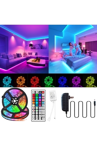 Ct-4558 Profesyonel Rgb Şerit Led Seti Çok Renkli