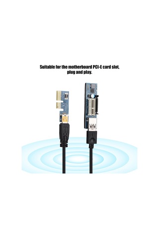 Springsun Pcı-e 1x Uzantı Kablosu Siyah - Anakart Arayüzünü Koruyarak, Madencilik Ekipmanı Bağlantısı Ve Slot Engellerini Giderir - 30cm Dayanıklı Pcb Malzeme