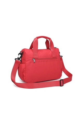 Smart Bags Kırmızı Ekstra Hafif Kumaş Orta Boy Kadın Omuz Ve Postacı Çantası