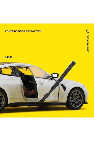 1:23 M4 G82 M4 Supercar Alaşım Diecasts Ses Ve Işık Beyaz
