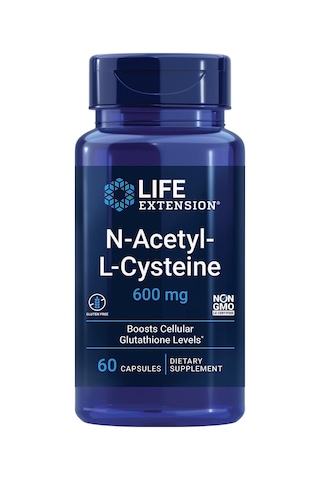 Life Extension, N-acetyl-l-cysteine, 600 Mg, 60 Capsules