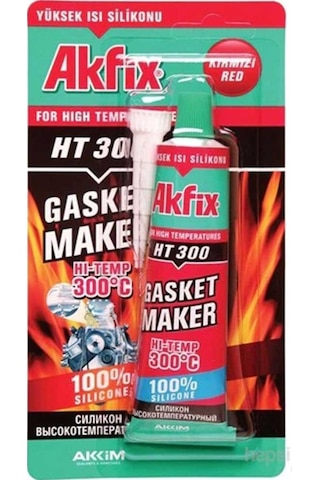 Akfix Yüksek Isı Silikonu Rtv (Tüp) 50 Ml 57 Gr-Siyah