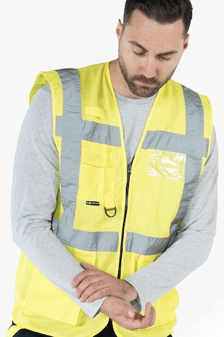 Mühendis İkaz Yeleği Reflektörlü Fosforlu