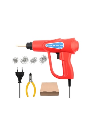 Yucama 70w Sıcak Zımba, Plastik Kaynak Makinası Araba Tampon Tamir Takımı, 4 Çeşit Köşe/dalga Zımba, İnverter Kaynak Mak. 46720318