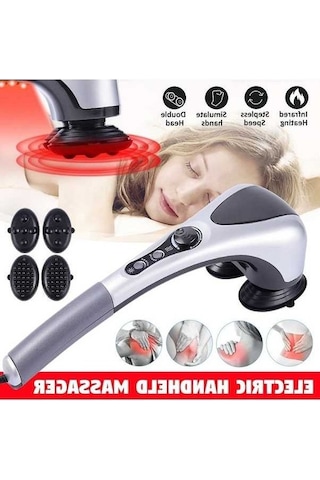 Pazly Vücut Üst Tam Sırt Titreşimli Omuz Masaj Aleti - Elektrikli Çift Çekiç Boyun Bacak Ayak 2251 Çok Renkli Çok Renkli