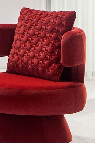 Modalife Bendis Berjer Salon Oturma Odası Bordo